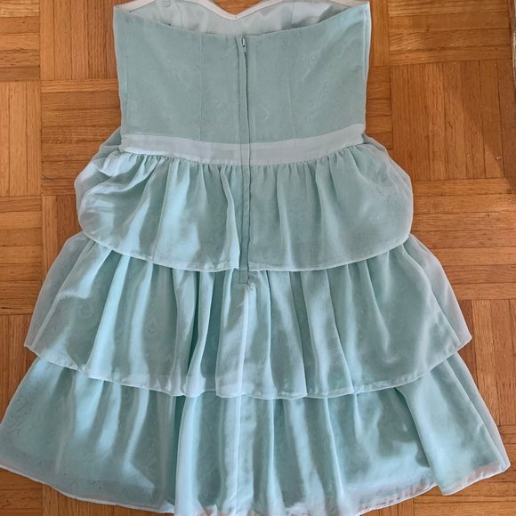 RW&Co Mint Green Strapless Dress - Picture 2 of 5